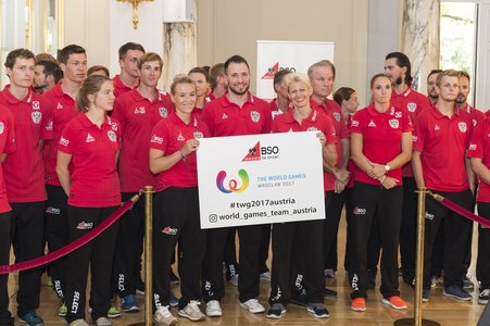 Verabschiedung der World Games Athleten