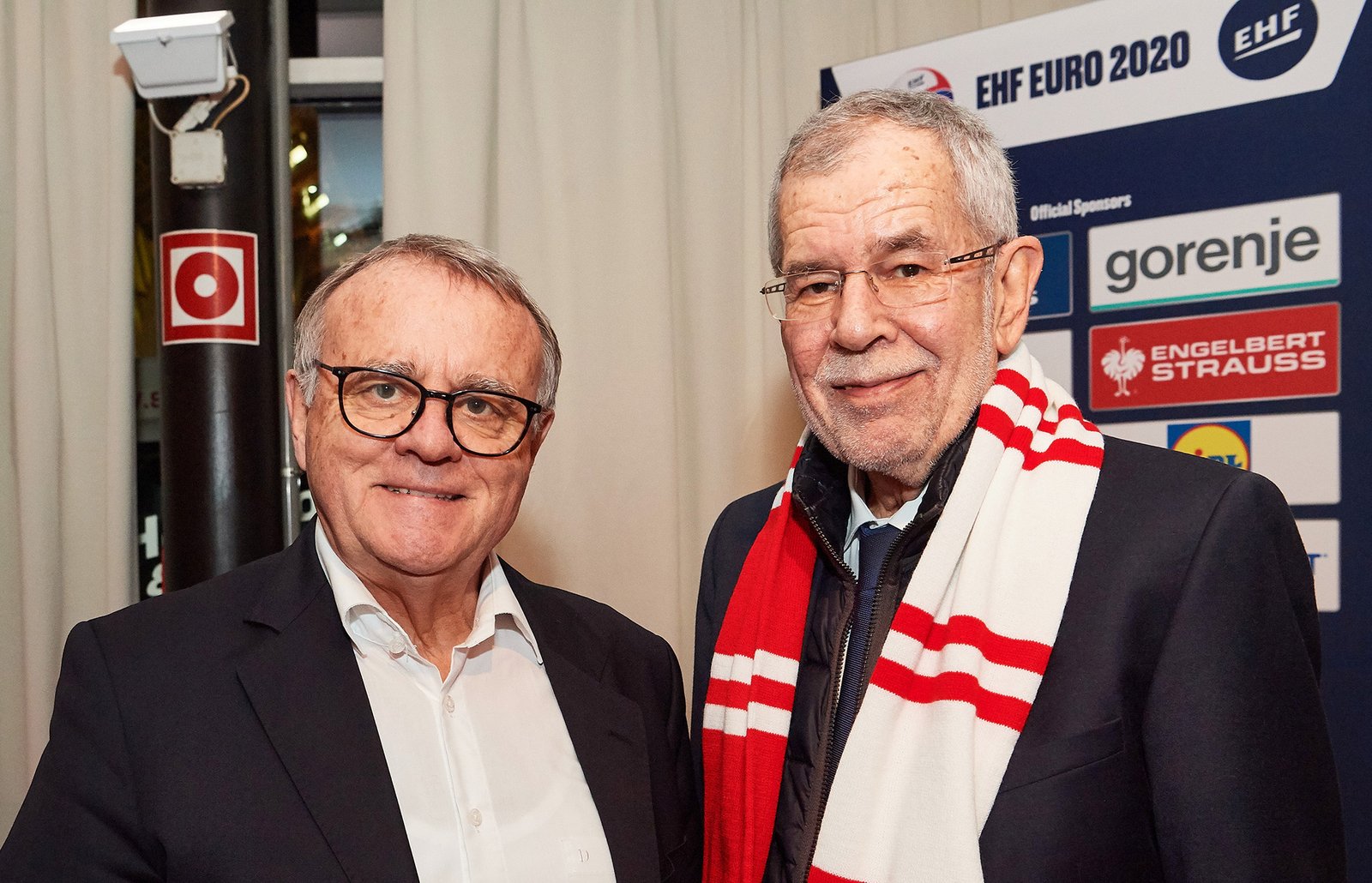 Sport-Austria-Präsident Hans Niessl (links) und Bundespräsident Alexander Van der Bellen. Foto: Sport Austria/Leo Hagen