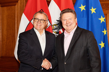 Sport Austria-Präsident Hans Niessl und Wiens Bürgermeister und Landeshauptmann Michael Ludwig. Foto: Sport Austria/Leo Hagen